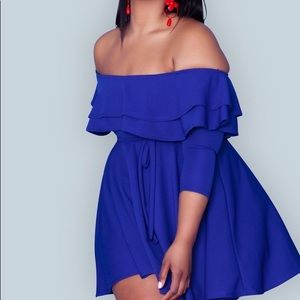 Rue107 Royal Blue Michelina Dress Sz 2x